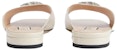 (W) Gucci Double G 'Selipar Kulit Beige' 771586-BNC00-9522