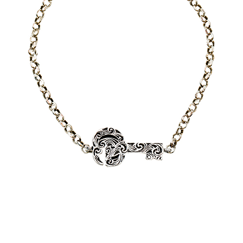 Shop (W) GUCCI Pulsera de Plata 925 Doble G Envejecida Plata. 632207-J8400-0701
