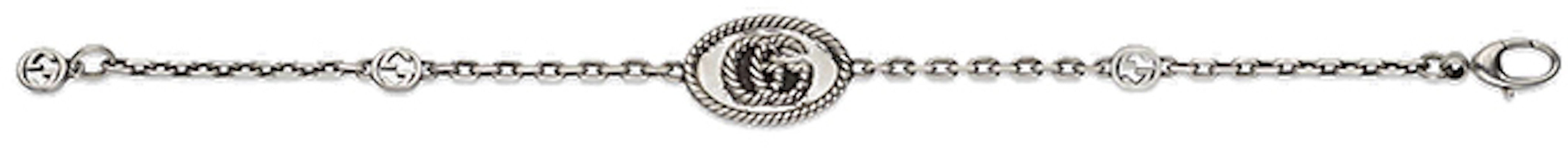 (W) Kalung Wanita GUCCI Double G Perak 925 Antik. 627749-J8400-0701 Shop (W) Kalung Wanita GUCCI Double G Perak 925 Antik. 627749-J8400-0701