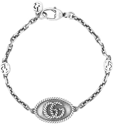 (W) Kalung Wanita GUCCI Double G Perak 925 Antik. 627749-J8400-0701 Details for (W) Kalung Wanita GUCCI Double G Perak 925 Antik. 627749-J8400-0701