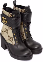 Sizing (W) Stivale alla Caviglia Gucci Double G ''Camel Ebony'' 719849-AABD0-1183