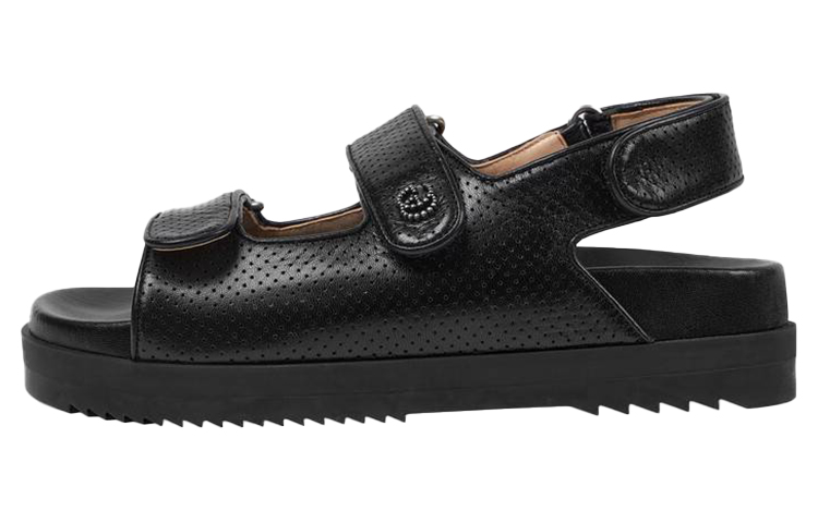 (Women) Gucci Double g Black Sandals 658813-C9D10-1000