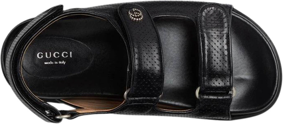 (W) Sandalias Negras Gucci Doble G 658813-C9D10-1000 Order (W) Sandalias Negras Gucci Doble G 658813-C9D10-1000