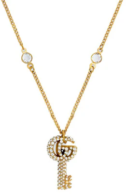 (W) Kalung Kunci Double G GUCCI Kuningan untuk Wanita 645620J1D508062 Buy (W) Kalung Kunci Double G GUCCI Kuningan untuk Wanita 645620J1D508062