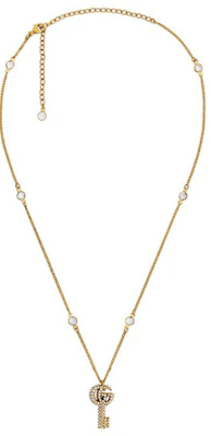(W) Kalung Kunci Double G GUCCI Kuningan untuk Wanita 645620J1D508062 Lookbook (W) Kalung Kunci Double G GUCCI Kuningan untuk Wanita 645620J1D508062