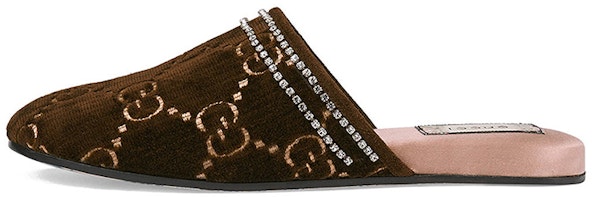 (Women) Gucci Double g Brown Slippers 512423-9JT70-2090 (Women) Gucci Double g Brown Slippers 512423-9JT70-2090