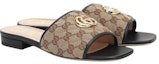 Purchase (W) Selipar Gucci Double G Kanvas Ebony 619893-KQWM0-9765