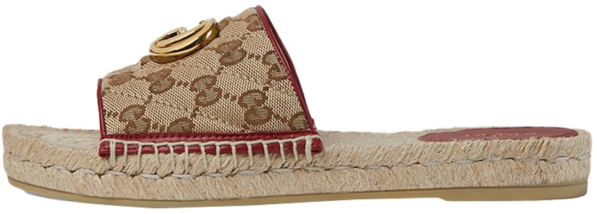 (W) Gucci Zapatillas Moda Ébano Tejidas en Paja con Doble G de Canvas 620120-KQWM0-9761 Buy (W) Gucci Zapatillas Moda Ébano Tejidas en Paja con Doble G de Canvas 620120-KQWM0-9761