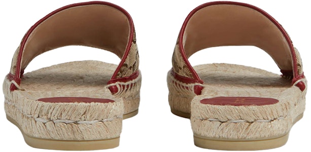 (W) Gucci Zapatillas Moda Ébano Tejidas en Paja con Doble G de Canvas 620120-KQWM0-9761 Shop (W) Gucci Zapatillas Moda Ébano Tejidas en Paja con Doble G de Canvas 620120-KQWM0-9761