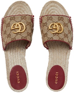 (W) Gucci Zapatillas Moda Ébano Tejidas en Paja con Doble G de Canvas 620120-KQWM0-9761 Purchase (W) Gucci Zapatillas Moda Ébano Tejidas en Paja con Doble G de Canvas 620120-KQWM0-9761