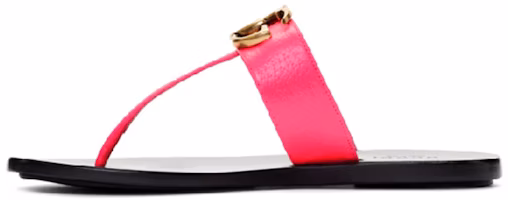 (Women) Gucci Double g Cowhide Flip-Flops Slippers Phosphors 497444-0ZP00-5616 (Women) Gucci Double g Cowhide Flip-Flops Slippers Phosphors 497444-0ZP00-5616