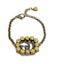 Lookbook (W) Pulsera de Latón GUCCI Doble G Dorada para Mujer - Joyería de Moda Decorativa. 809072922