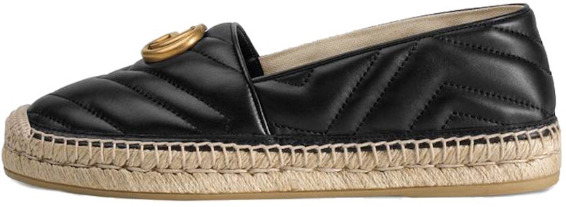 (W) Gucci Double G Espadrille Kulit Hitam 551890-BKO00-1000 Buy (W) Gucci Double G Espadrille Kulit Hitam 551890-BKO00-1000