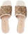 (W) Sandal Fesyen Beige Tumit Rata dengan Logo GG Gucci 619893-2HK80-9795