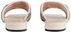 Shop (W) Sandal Fesyen Beige Tumit Rata dengan Logo GG Gucci 619893-2HK80-9795