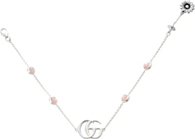 (Women) GUCCI Double G Floral 925 Silver Bracelet for Women - Silver. 527393-J8440-8164 (Women) GUCCI Double G Floral 925 Silver Bracelet for Women - Silver. 527393-J8440-8164