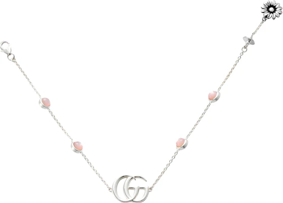 (W) GUCCI Gelang Wanita Double G Floral Perak 925 - Silver. 527393-J8440-8164 Order (W) GUCCI Gelang Wanita Double G Floral Perak 925 - Silver. 527393-J8440-8164