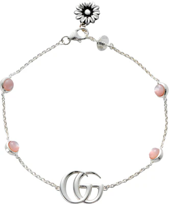 (W) GUCCI Gelang Wanita Double G Floral Perak 925 - Silver. 527393-J8440-8164 Lookbook (W) GUCCI Gelang Wanita Double G Floral Perak 925 - Silver. 527393-J8440-8164