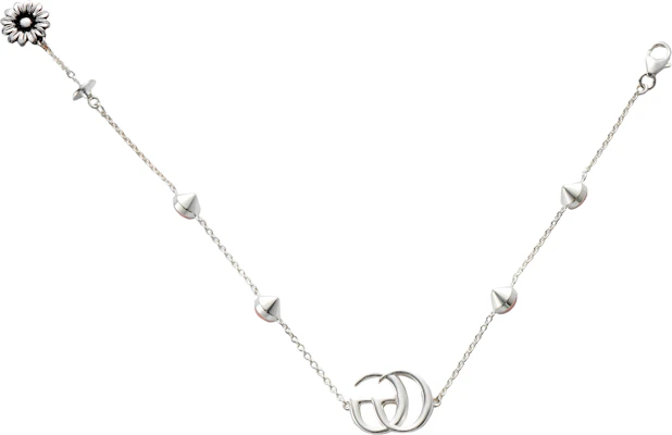 (W) GUCCI Gelang Wanita Double G Floral Perak 925 - Silver. 527393-J8440-8164 Shop (W) GUCCI Gelang Wanita Double G Floral Perak 925 - Silver. 527393-J8440-8164