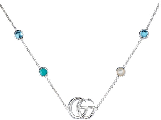 (W) 구찌 더블 G 플로럴 젬스톤 925 실버 여성 팔찌 527393-J8474-8517 Lookbook (W) 구찌 더블 G 플로럴 젬스톤 925 실버 여성 팔찌 527393-J8474-8517