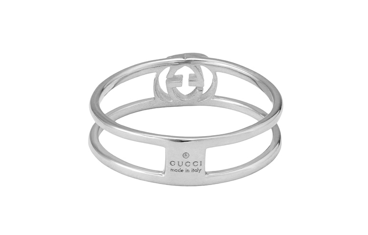 Lookbook (W) 구찌 더블 G 인터로킹 여성 반지 925 실버 6mm YBC298036001