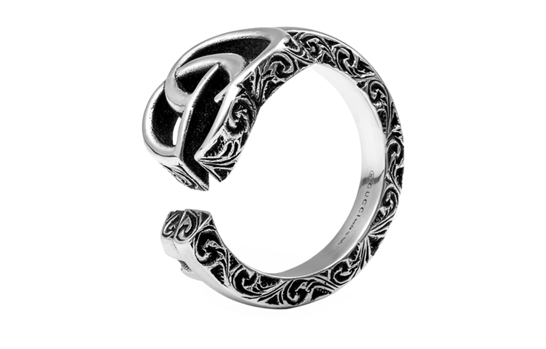(Women) GUCCI Double G Key 925 Silver Ring - Silver 627760-J8400-0701 圖 3
