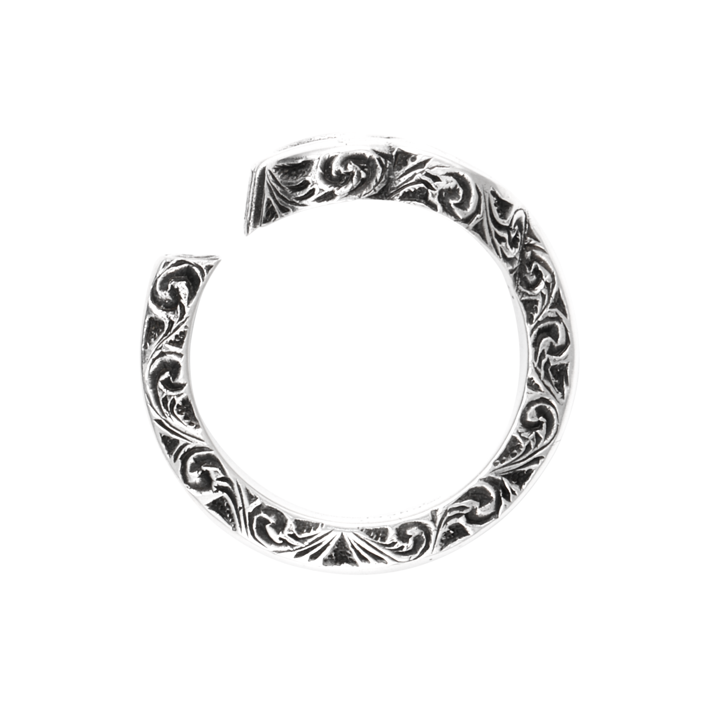 (Women) GUCCI Double G Key 925 Silver Ring - Silver 627760-J8400-0701 圖 4