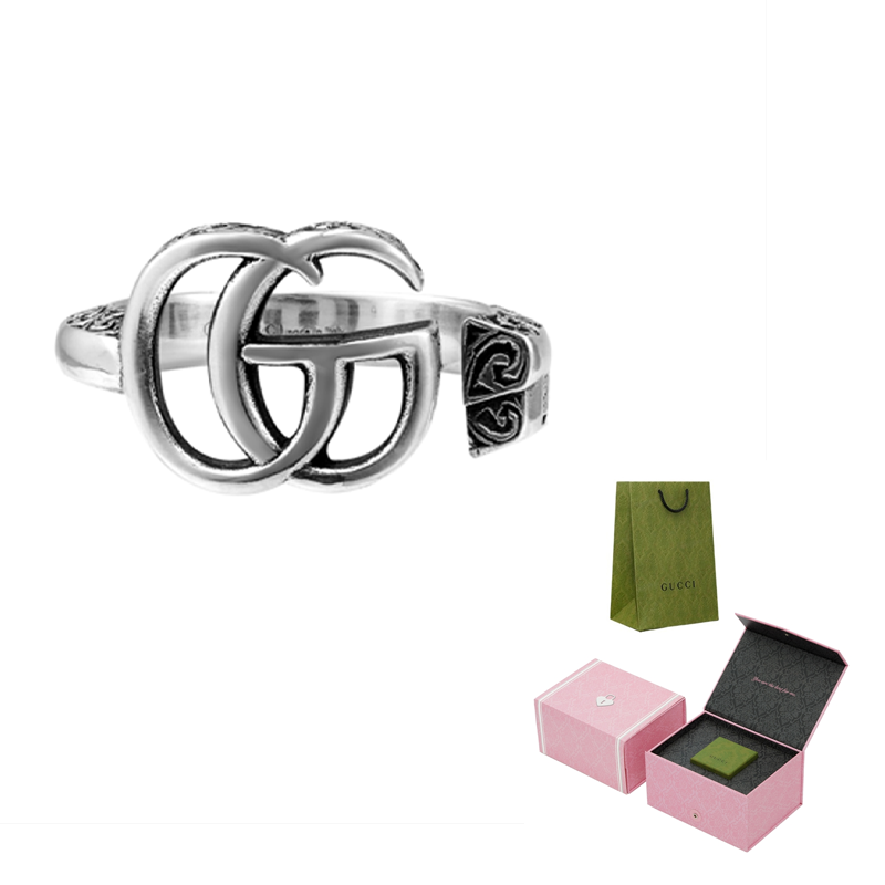 (Women) GUCCI Double G Key 925 Silver Ring - Silver 627760-J8400-0701 圖 5