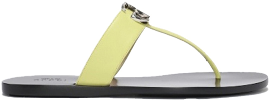 (W) Sandal Kulit Santai Mode Gucci Double G Hitam Kuning 628013-A3N00-7412 Order (W) Sandal Kulit Santai Mode Gucci Double G Hitam Kuning 628013-A3N00-7412