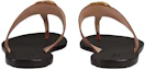 Shop (W) Gucci Sandal Kulit Coklat Tua Double G 497444-A3N00-2829