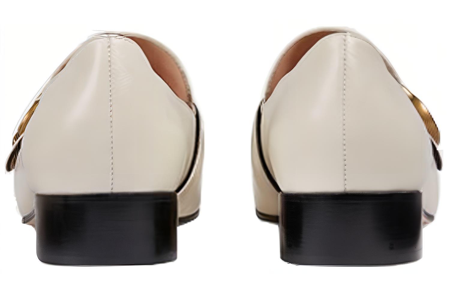 Shop (W) Mocassini in Pelle Gucci Double G ''Bianco''. 602496-C9D00-9022