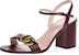(W) Sandal Kulit Gucci Double G 'Chestnut' 453379-A3N00-6629