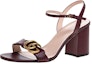 Order (W) Sandal Kulit Gucci Double G 'Chestnut' 453379-A3N00-6629