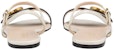 (W) Sandal Kulit Gucci Double G 'Putih' 524631-A3N00-9022