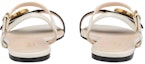 Purchase (W) Sandal Kulit Gucci Double G 'Putih' 524631-A3N00-9022