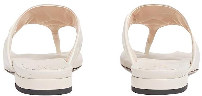 (Women) Gucci Double G Leather Slides 'White' 776948-BKO60-9049 Purchase (Women) Gucci Double G Leather Slides 'White' 776948-BKO60-9049