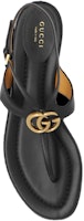 (W) 구찌 더블 G 가죽 thong 샌달 (블랙) 746030-BKO00-1000 Shop (W) 구찌 더블 G 가죽 thong 샌달 (블랙) 746030-BKO00-1000