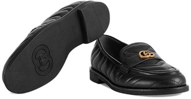 GUCCI 古馳 雙G 時尚休閒平底鞋 女款 黑色 Details for GUCCI 古馳 雙G 時尚休閒平底鞋 女款 黑色