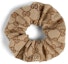 Order (Women) GUCCI Double G Logo Polyester Hair Tie Beige Accessory 7902253GANH9764