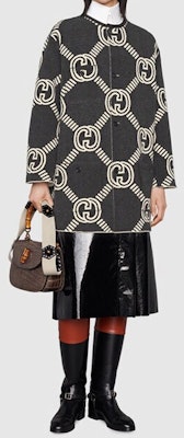 (Women) GUCCI Double G Logo Wool Knit Cardigan Beige Sweater. 678318-XKB5T-9192 Sizing (Women) GUCCI Double G Logo Wool Knit Cardigan Beige Sweater. 678318-XKB5T-9192