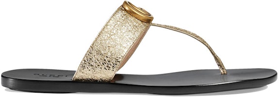 (W) Sandalias Doradas de Cuero Metálico Gucci Doble G 497444-0B7N0-7100 Order (W) Sandalias Doradas de Cuero Metálico Gucci Doble G 497444-0B7N0-7100