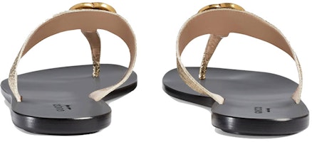 (W) Sandalias Doradas de Cuero Metálico Gucci Doble G 497444-0B7N0-7100 Purchase (W) Sandalias Doradas de Cuero Metálico Gucci Doble G 497444-0B7N0-7100