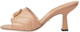 Buy (Women) Gucci Double G Mid-Heel Slide Sandals 'Beige' 739133-BKO00-2754