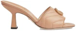 Order (Women) Gucci Double G Mid-Heel Slide Sandals 'Beige' 739133-BKO00-2754