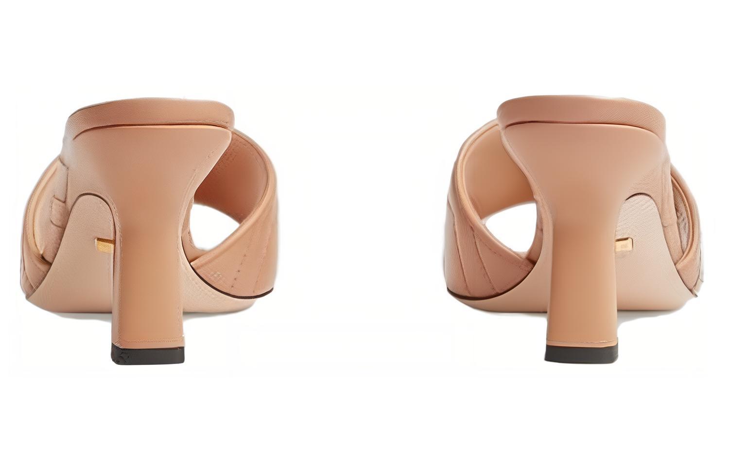 Purchase (W) グッチ ダブルG ミッドヒール サンダル (ベージュ) 739133-BKO00-2754