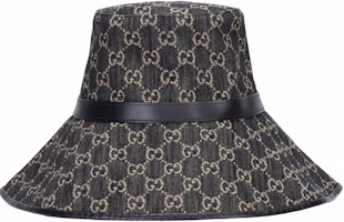(Women) GUCCI Double G Monogram Cotton Bucket Hat for Women. 679455-3HAF8-1060 (Women) GUCCI Double G Monogram Cotton Bucket Hat for Women. 679455-3HAF8-1060