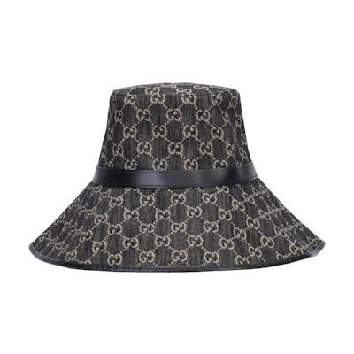 (Women) GUCCI Double G Monogram Cotton Bucket Hat for Women. 679455-3HAF8-1060