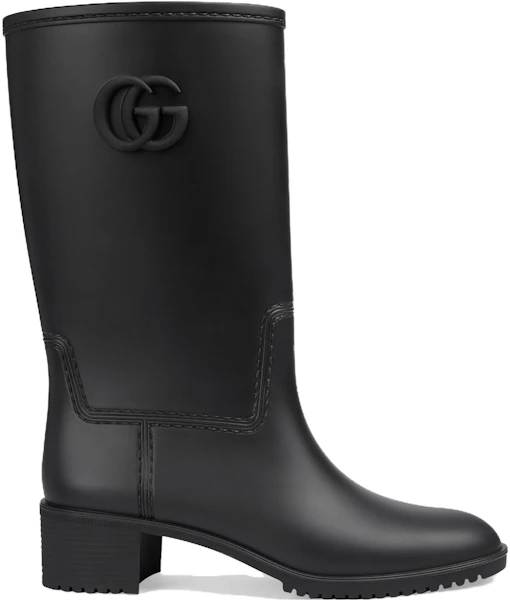 (W) Bota de Lluvia Gucci Double G 'Caucho Negro' 762700-J8710-1000 Lookbook (W) Bota de Lluvia Gucci Double G 'Caucho Negro' 762700-J8710-1000