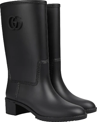 (W) Bota de Lluvia Gucci Double G 'Caucho Negro' 762700-J8710-1000 Shop (W) Bota de Lluvia Gucci Double G 'Caucho Negro' 762700-J8710-1000
