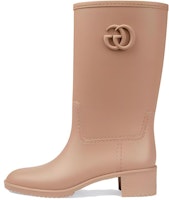 (Women) Gucci Double G Rain Boot 'Light Brown Rubber' 762700-J8710-2526 (Women) Gucci Double G Rain Boot 'Light Brown Rubber' 762700-J8710-2526